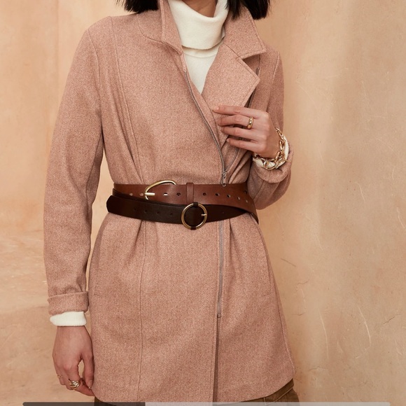 π HP X 3βοΈ Firm Price βοΈ NWT Large Petite Moto style jacket - Picture 2 of 6